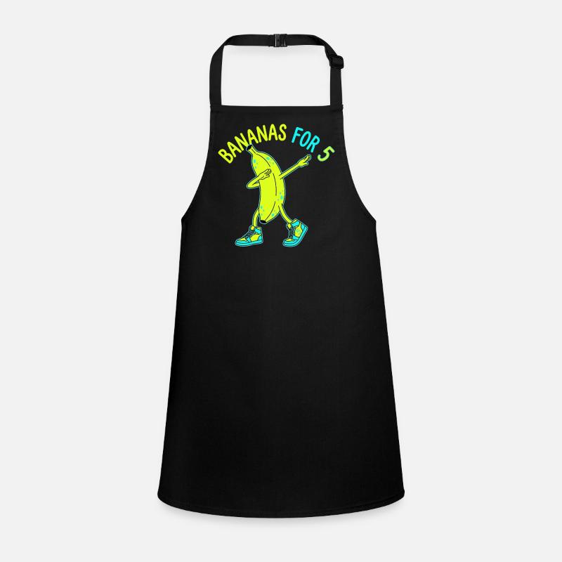 Bananas For 5 Dabbing Banane Schürze für Kinder