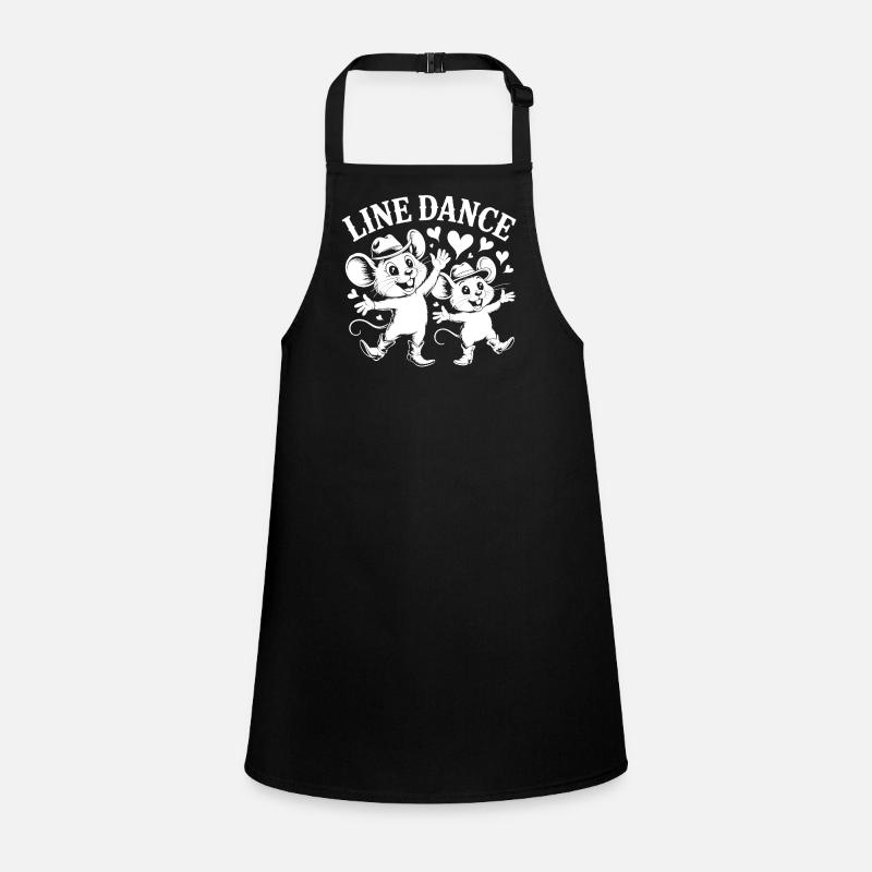 Line Dance Mice Children's Apron