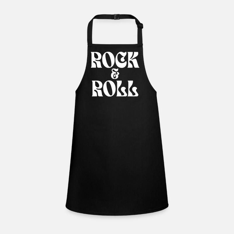 Rock & Roll Retro Typography Children's Apron