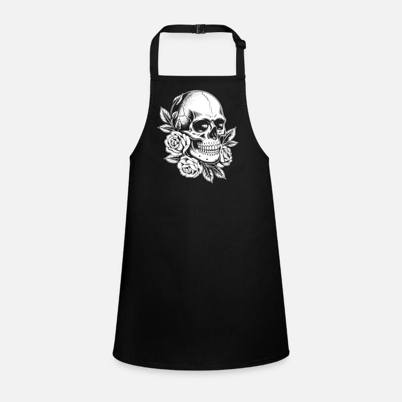 Crânes et roses Tablier Enfant