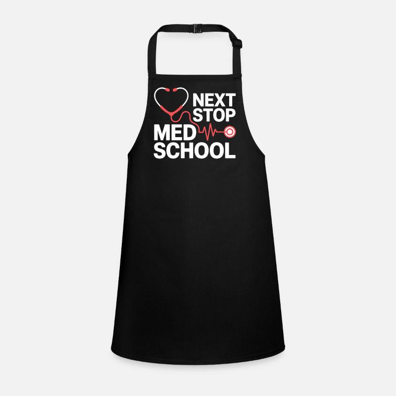 Med School Stethoscope Herz Tee Schürze für Kinder