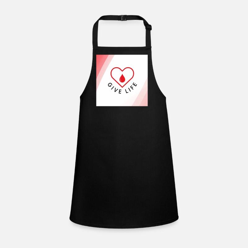 Schenken Sie Leben: Blutspenderherz Schürze für Kinder