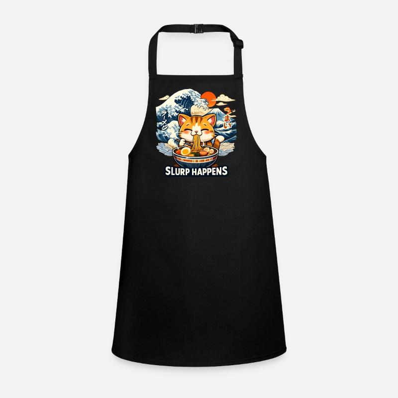 Ramen Neko Great Wave Children's Apron