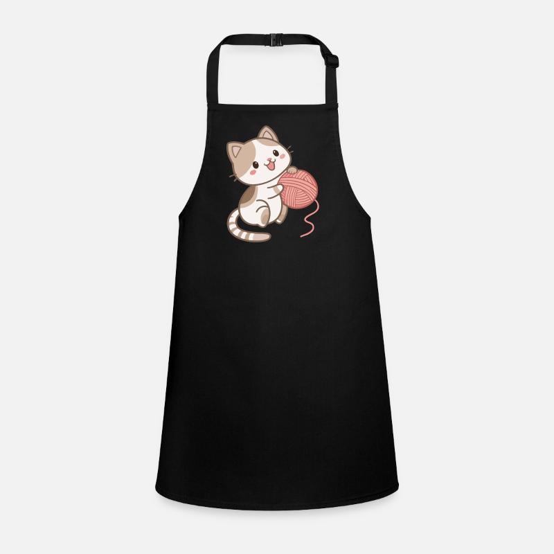 Kitten and Ball of Wool Children's Apron