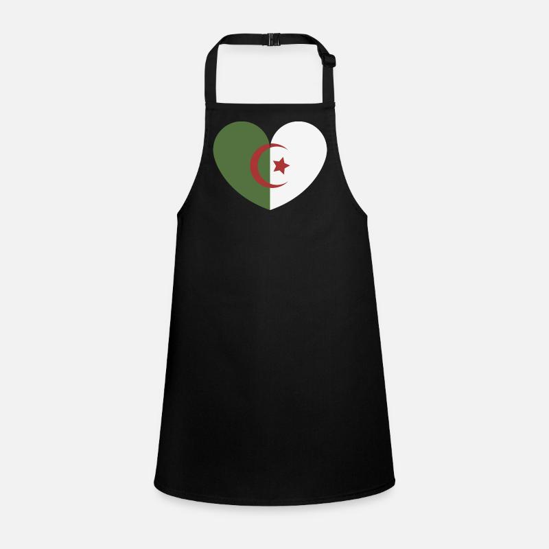 Algeria heart flag Children's Apron