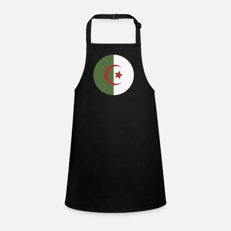 Drapeau rond d’Algérie Tablier Enfant