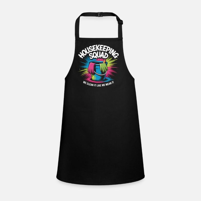 Funny Cleaning Design Children's Apron