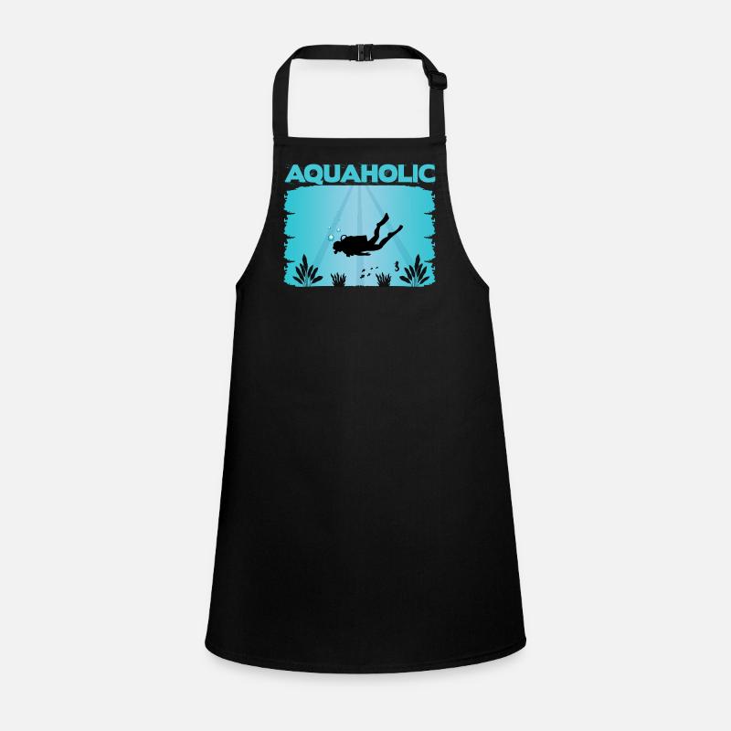 Diver Saying Design Children's Apron