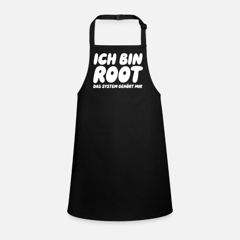 Ich bin Root – Das System gehört mir Schürze für Kinder