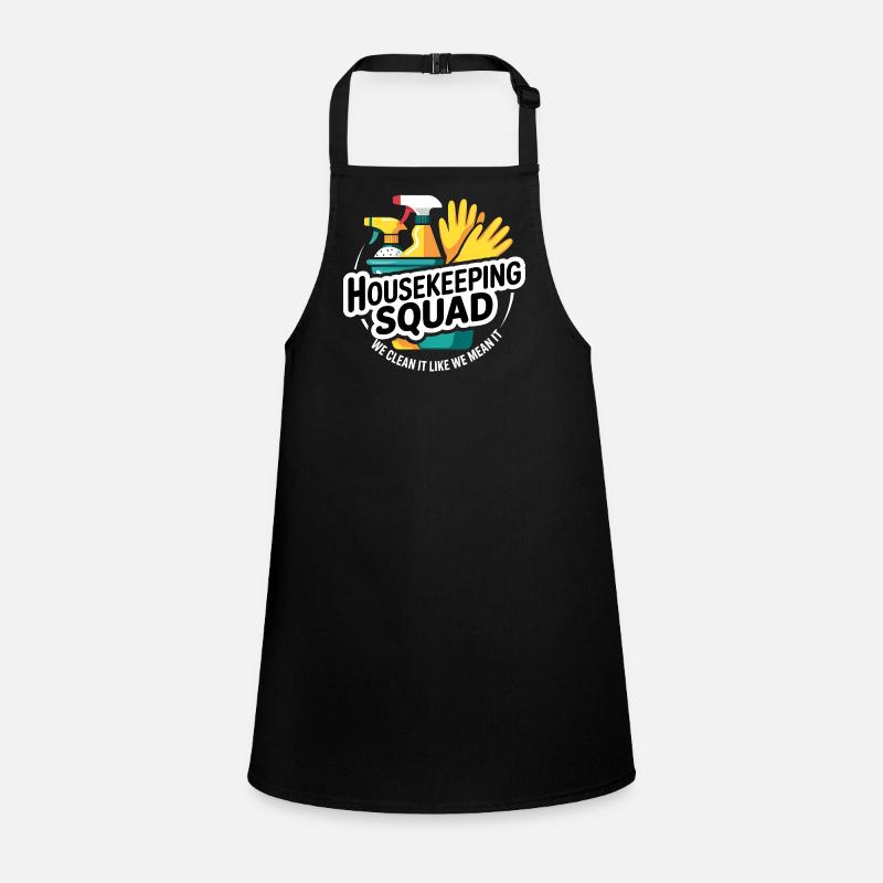 Funny Cleaning Design Children's Apron