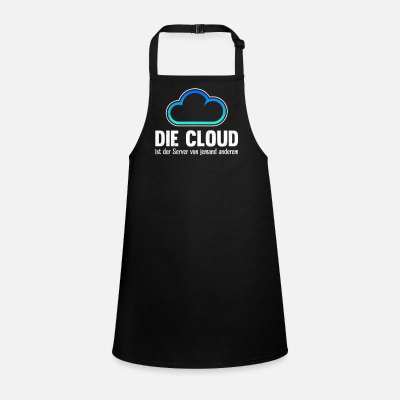 Coder THE CLOUD IS SOMEONE ELSE'S SERVER Children's Apron
