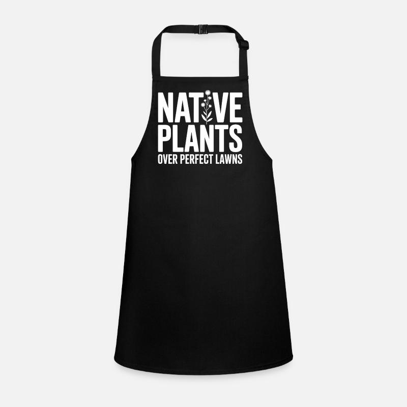 Native Plants Over Perfect Lawns Children's Apron