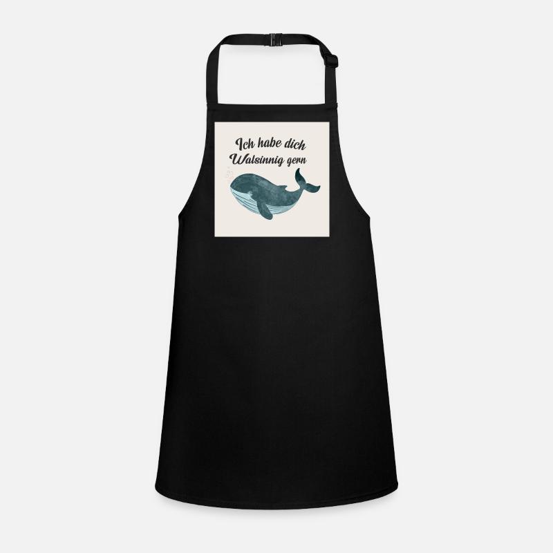 Not insane. Just different, normal. Whale Children's Apron