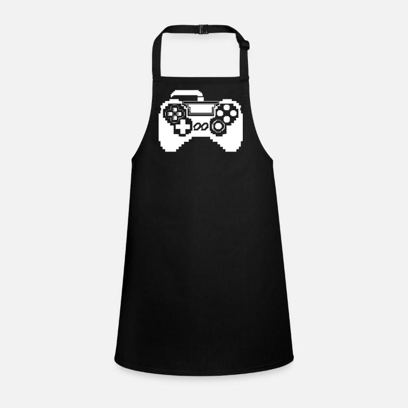 Graphismes pixels de manette de jeu Tablier Enfant