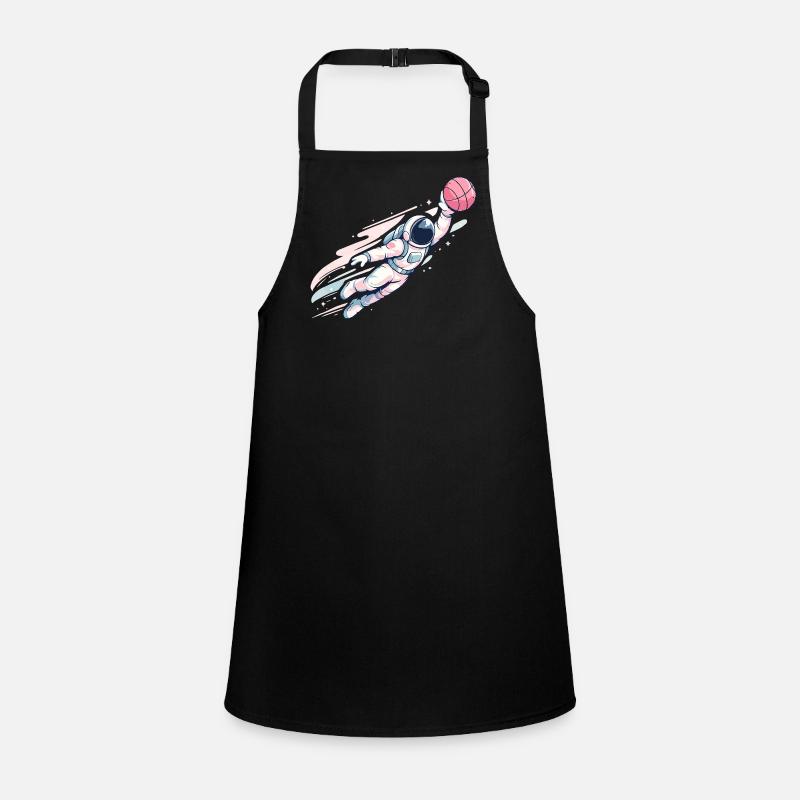 Astronaut Basketball Space Dunk Design Children's Apron