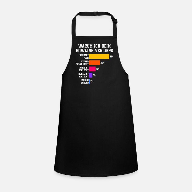 Why I lose at bowling Bowling Children's Apron