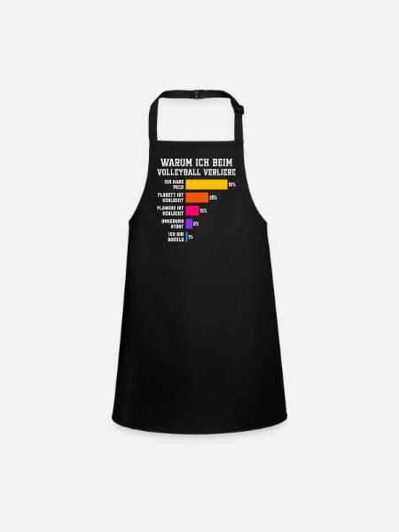 Why I lose at fencing Fencing - Children's Apron - black - Front