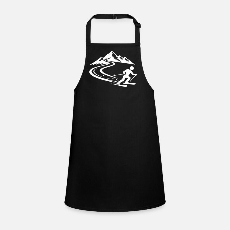 Ski Mountains Slope Children's Apron