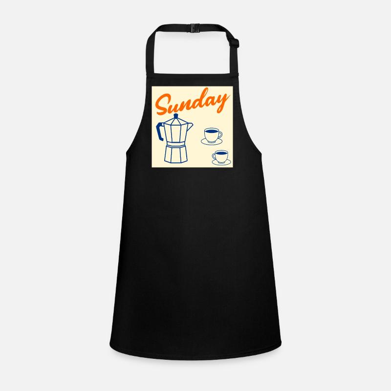 Couple du café du dimanche Tablier Enfant