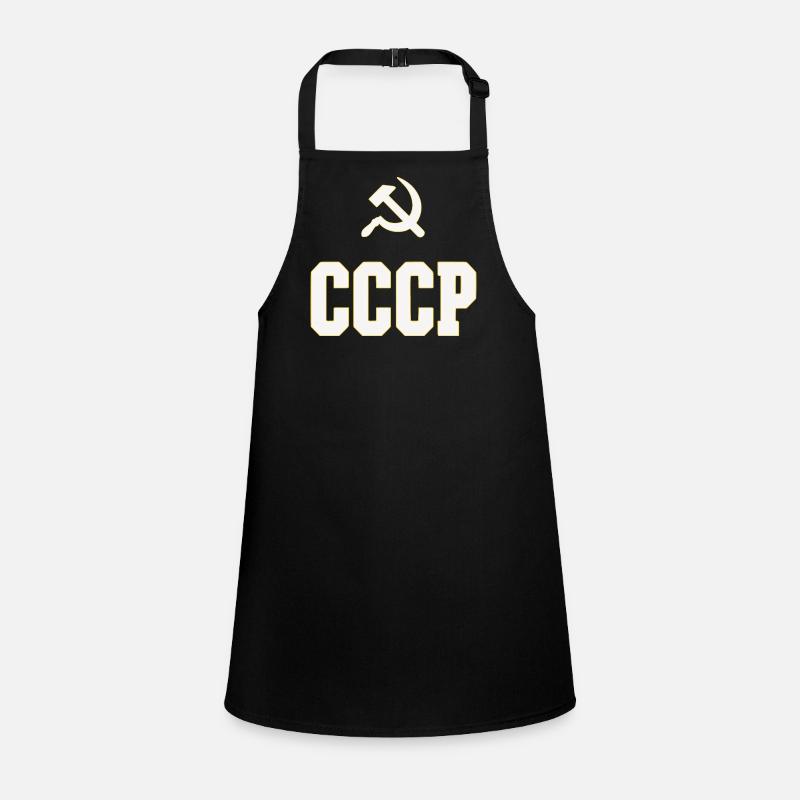 CCCP Design in 80s Style, Retro Bottle Children's Apron