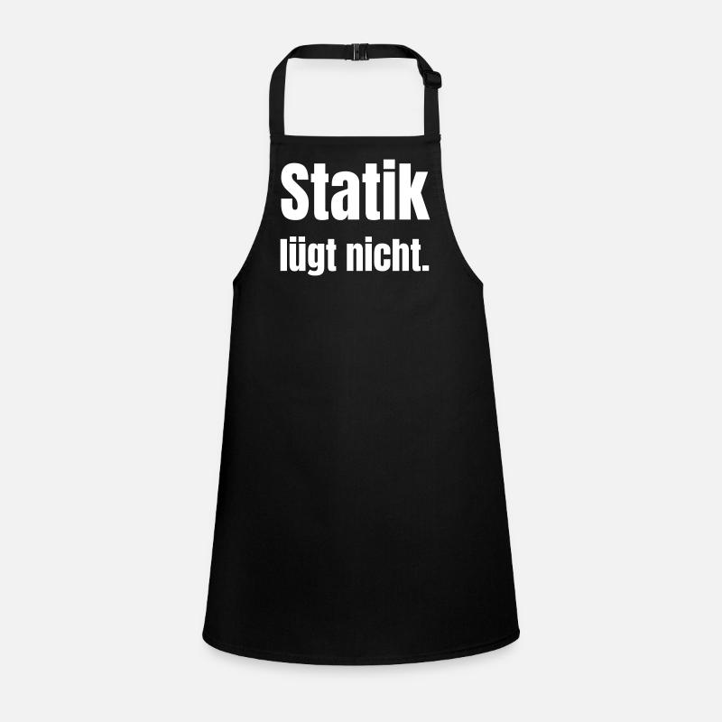 Statics does not lie. Children's Apron