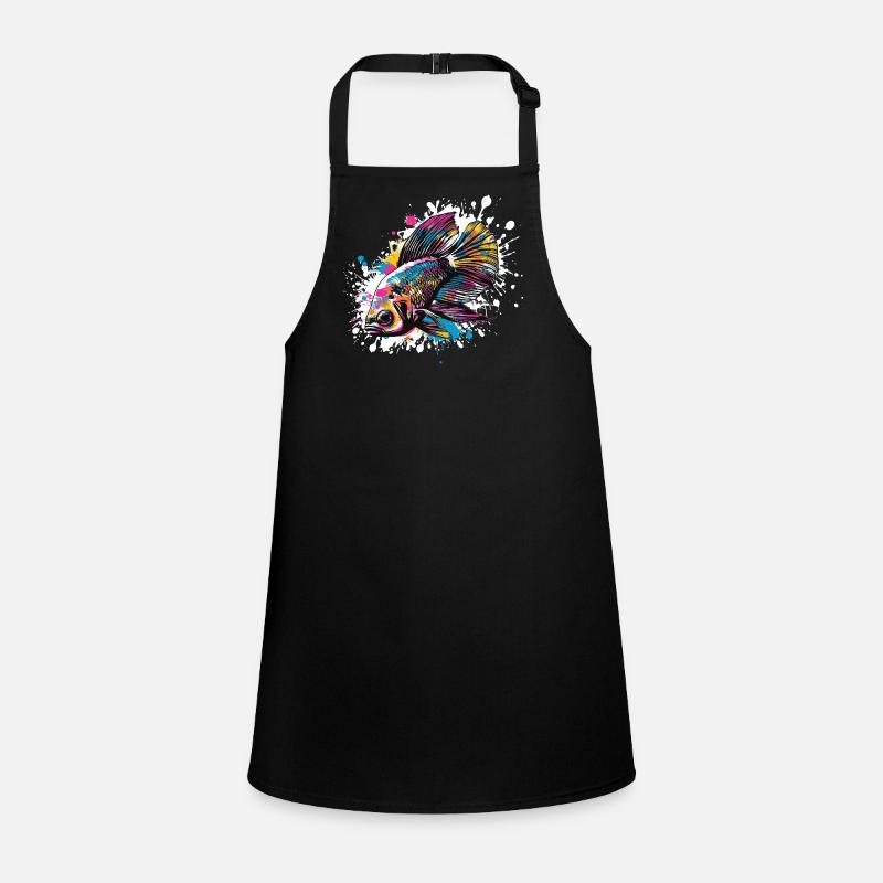 Colorful Fish Goldfish Children's Apron