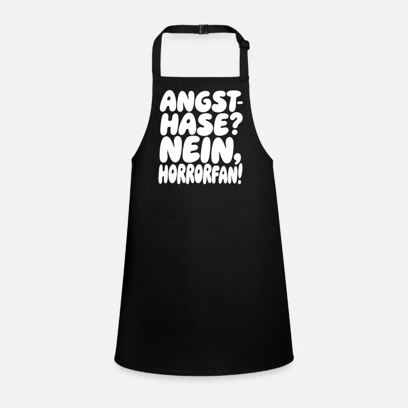 Angst? Nein, Horrorfan! Schürze für Kinder
