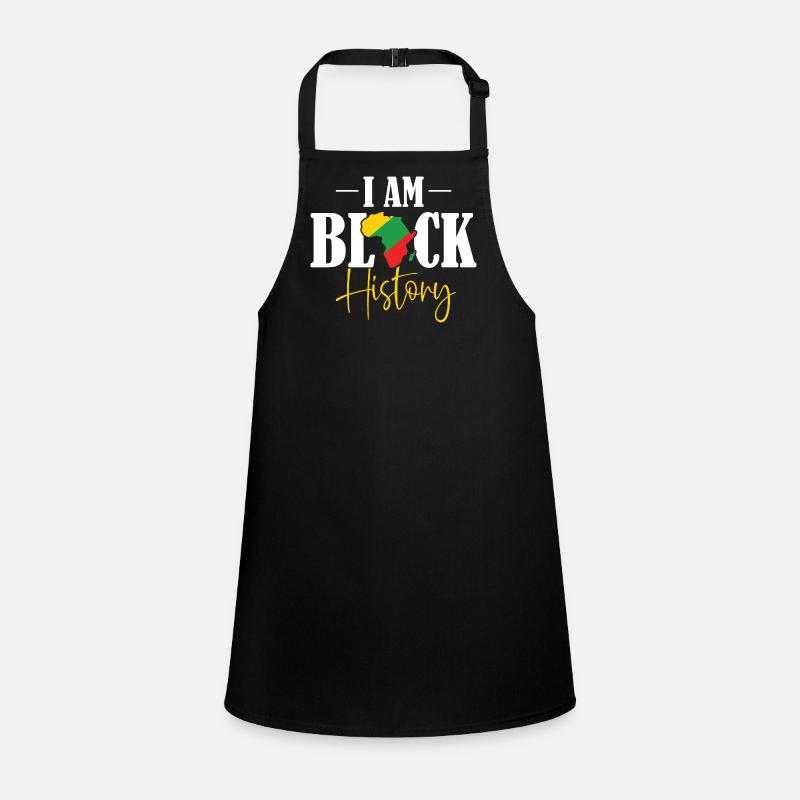 I Am Black History Africa Map Afrocentric Children's Apron