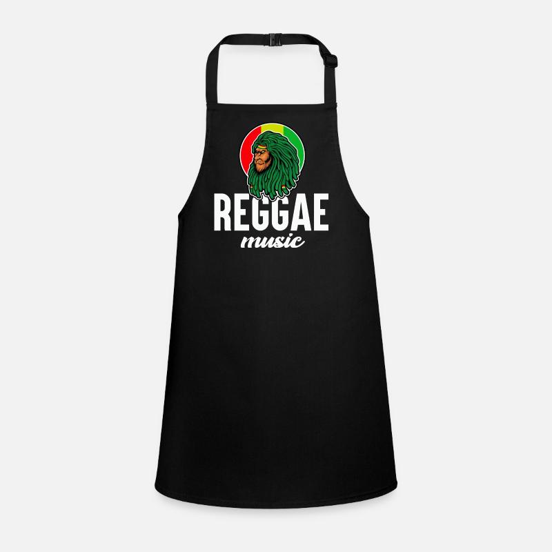 Reggae-Löwe in Rasta-Farben Schürze für Kinder