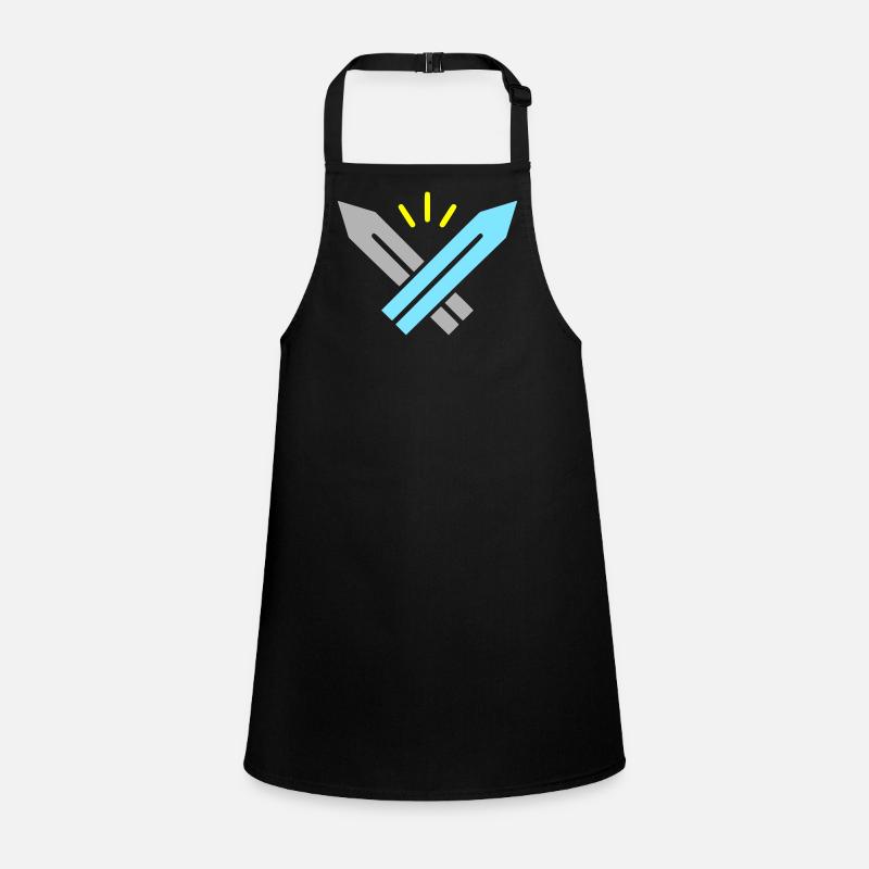 Pixel Swords RPG Gaming Retro Vector Children's Apron