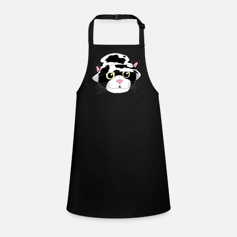 The kitten and its hat Children's Apron