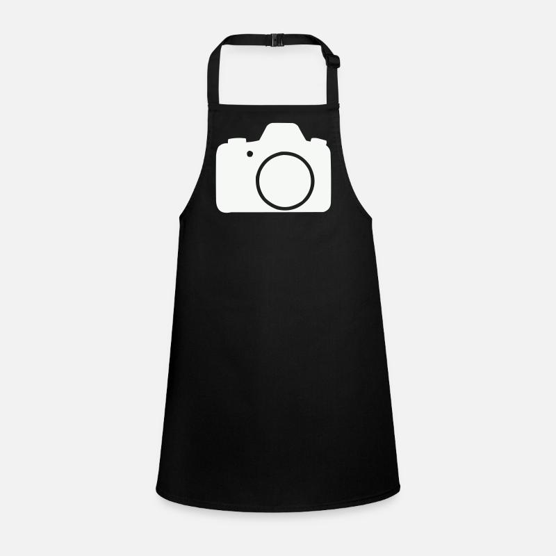 Kamera Linien-Icon Design Schürze für Kinder