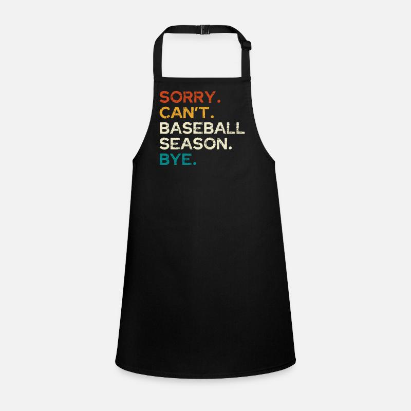 Sorry, Baseball-Saison vorbei Schürze für Kinder