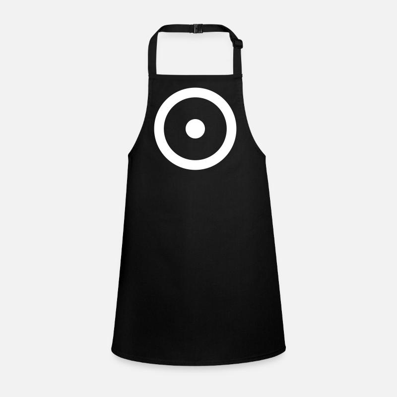 Joystick Minimal White Children's Apron