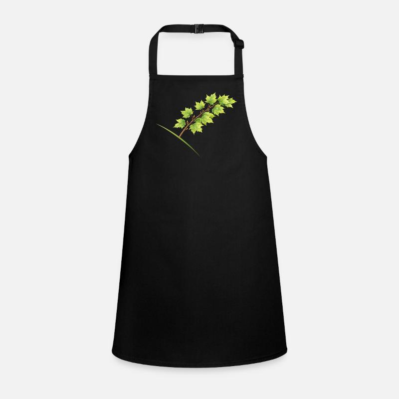 Leaf Branch Maple - Watercolor Children's Apron
