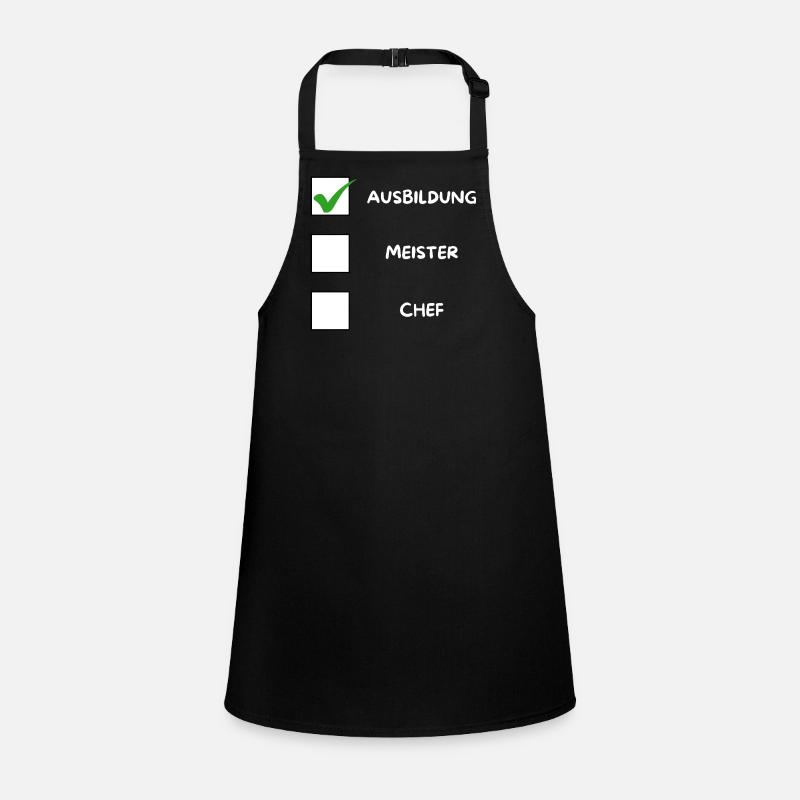 AZUBI (Meister) Checkliste Schürze für Kinder