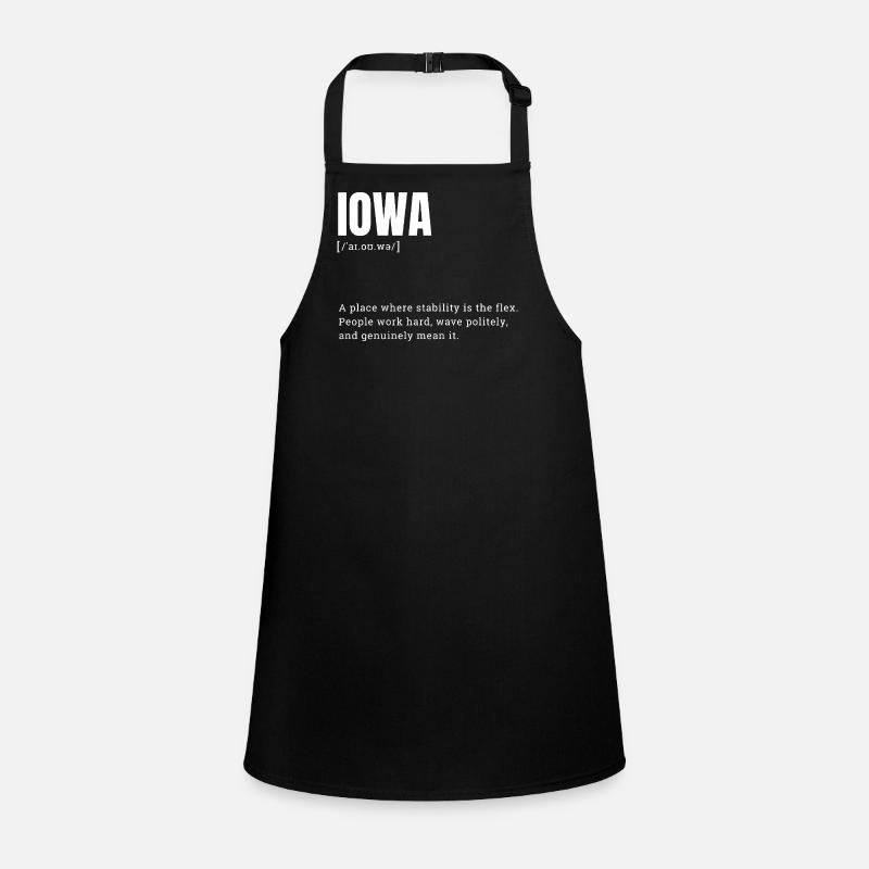 Déclaration typographique Iowa Bold Tablier Enfant
