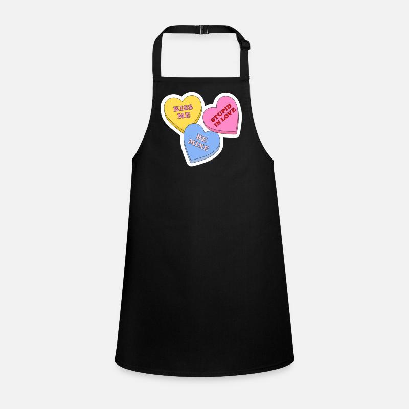 Candy Hearts Design Children's Apron