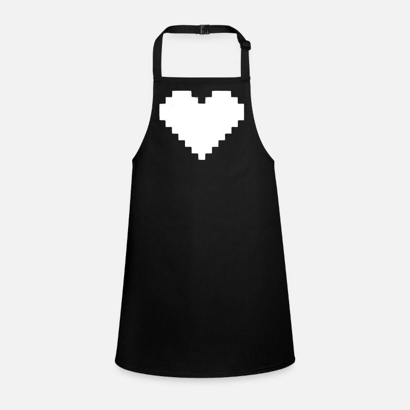 Pixel Heart 8-Bit Life Tablier Enfant