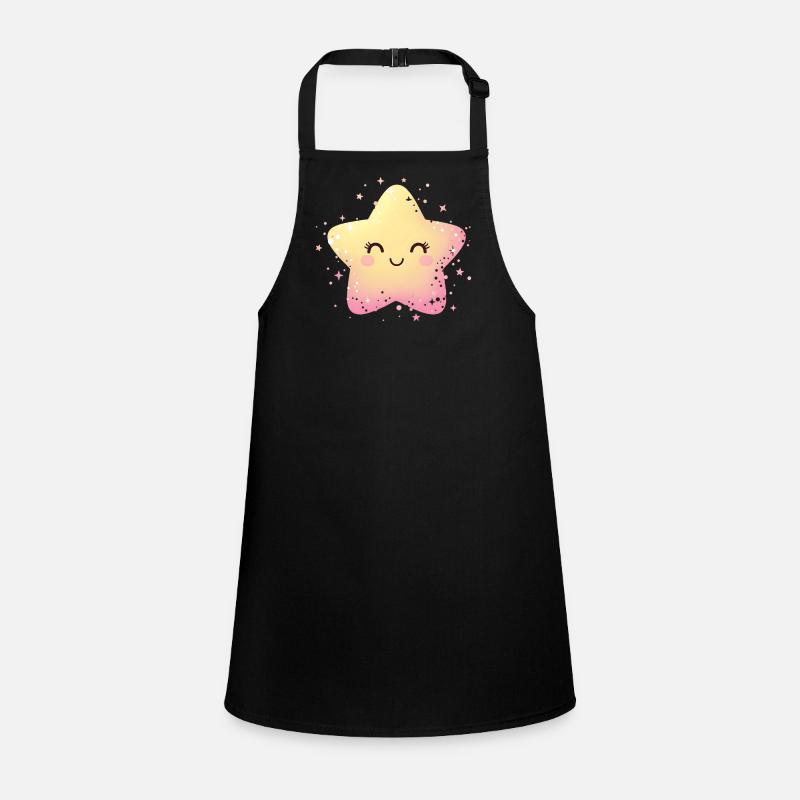 Pastel Star Kawaii Sparkle Children's Apron