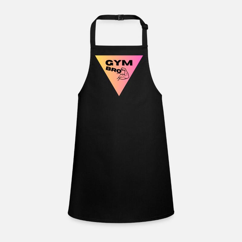 Muscle Logo Triangle Tablier Enfant