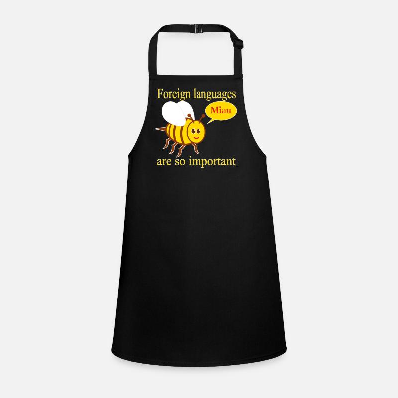 Bee with speech bubble Children's Apron