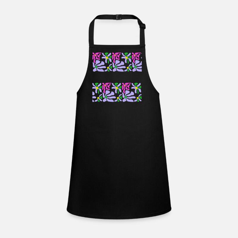 Abstract Art Flowers Children's Apron