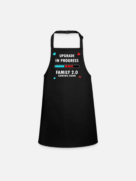 Mise à jour en cours de la famille 2.0 bientôt à venir - Tablier Enfant - noir - Devant
