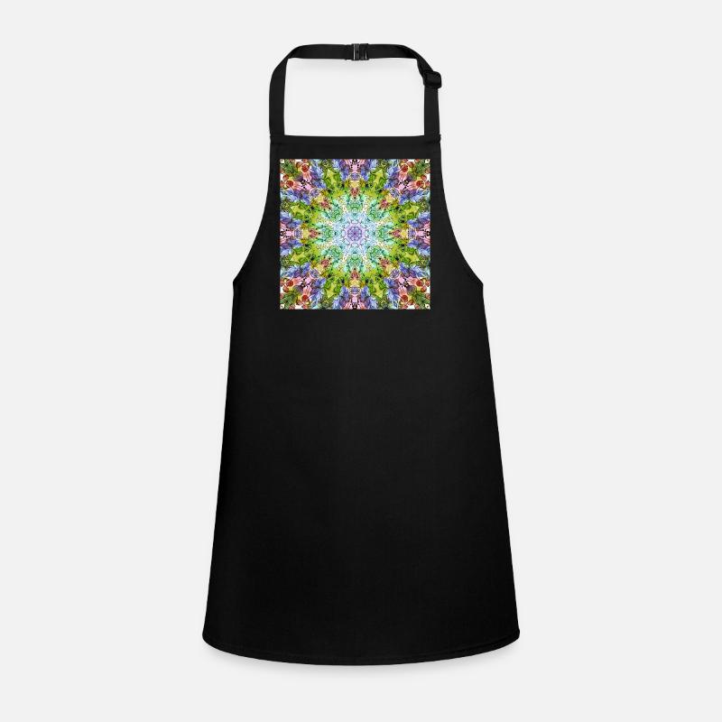 Mandala de Fleurs Kaléidoscope Tablier Enfant