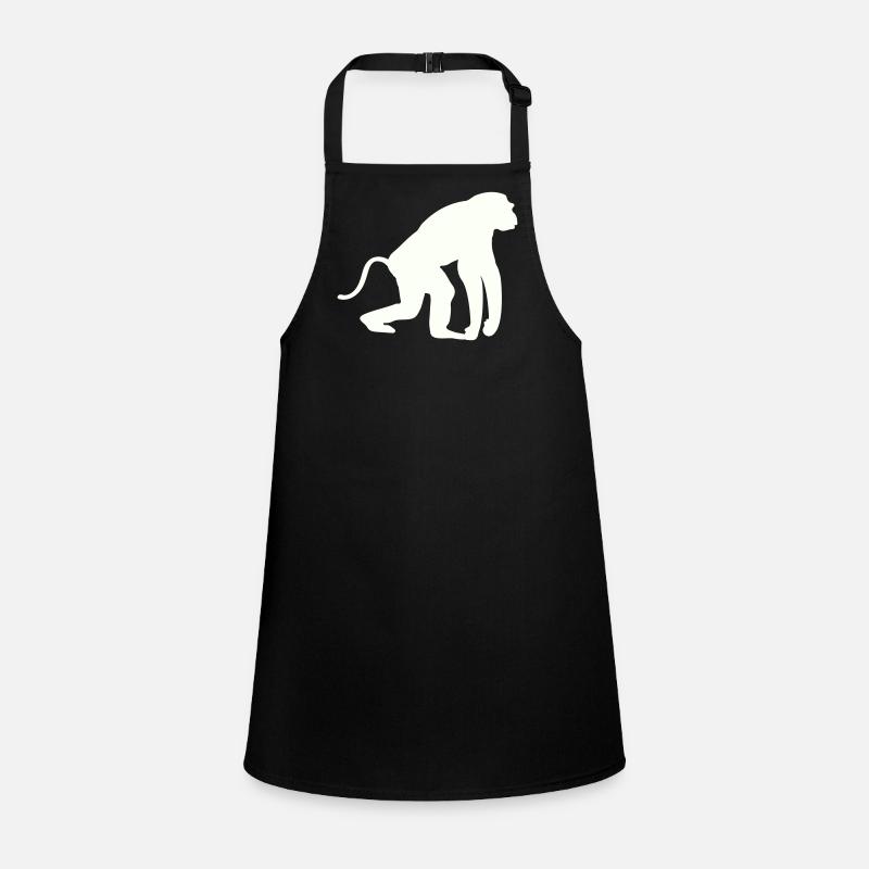 Silhouette de singe Tablier Enfant