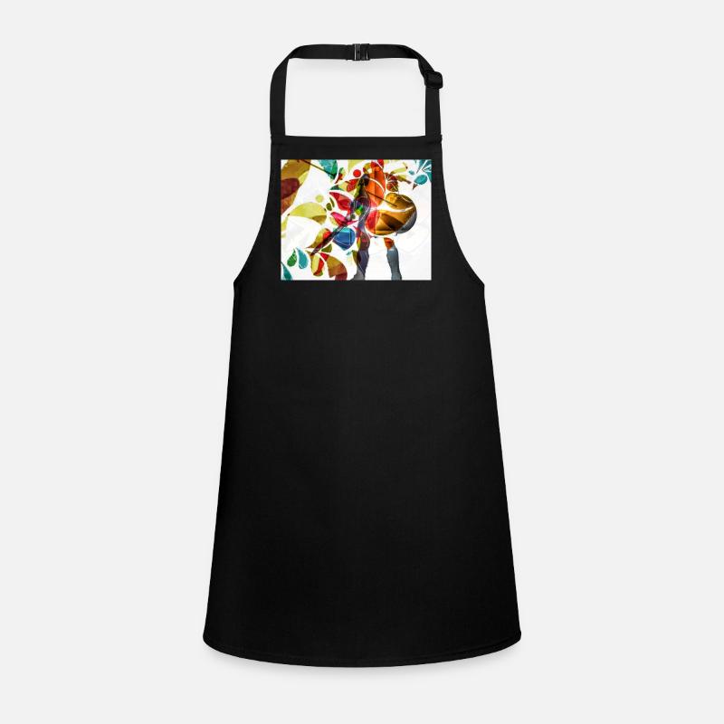 Vibrant Dance Rainbow Confetti Children's Apron