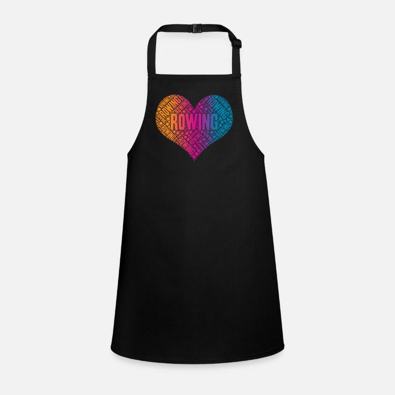 Rowing Rowing Heart Children's Apron