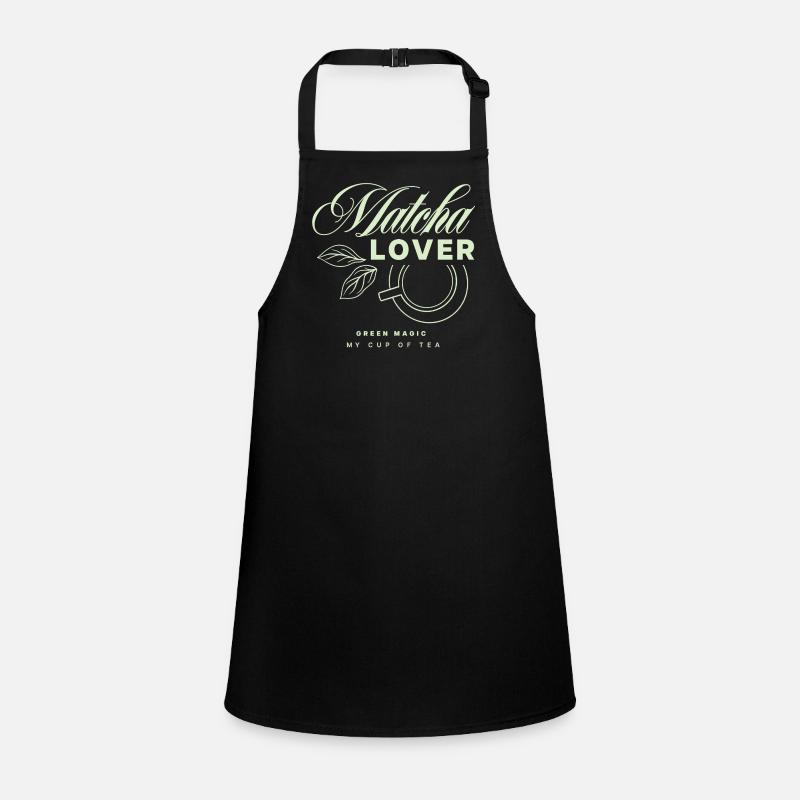 Matcha Lover Tea Design Children's Apron