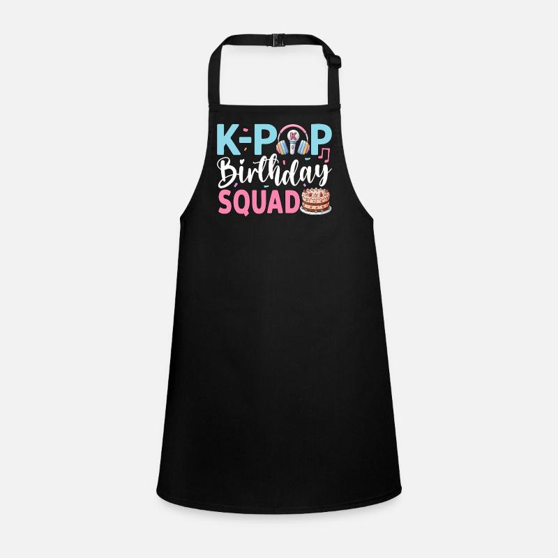 K-Pop Birthday Squad Schürze für Kinder